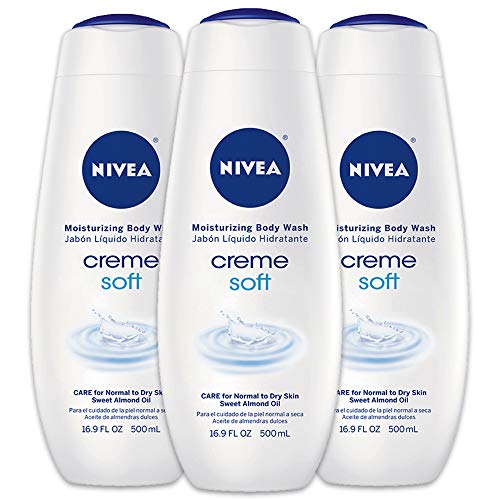 Product Cover NIVEA Crème Soft Moisturizing Body Wash - Fresh Scent for Dry Skin - 16.9 fl. oz. Bottle (Pack of 3)