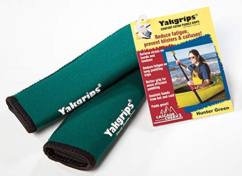 Product Cover Yakgrips Takeapart Kayak Paddle Grips, No-Slip, Prevents Blisters (Green) - Cascade Creek