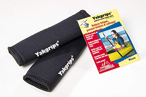 Product Cover Yakgrips Takeapart Kayak Paddle Grips, No-Slip, Prevents Blisters (Black) - Cascade Creek