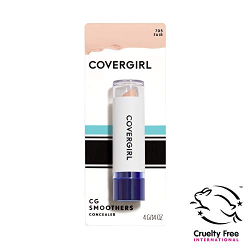 Product Cover COVERGIRL Smoothers Moisturizing Concealer, 1 Tube (0.14 oz), For Fair Skin Tones, Solid Stick Concealer, Fragrance Free, Moisturizing (packaging may vary)