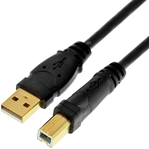 Product Cover Mediabridge USB 2.0 - A Male to B Male Cable (6 Feet) - High-Speed with Gold-Plated Connectors - Black - (Part# 30-001-06B)