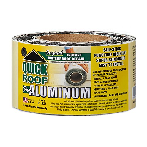 Product Cover Cofair QR325 Quick-Roof Waterproof Repair, 3 Inches x 25 Feet