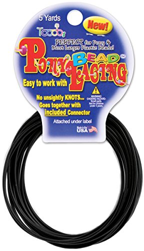 Product Cover Pepperell Pony Bead Lacing, 2mm, Black