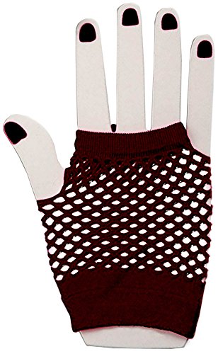 Product Cover Dramatic 80's Fishnet Gloves, Black