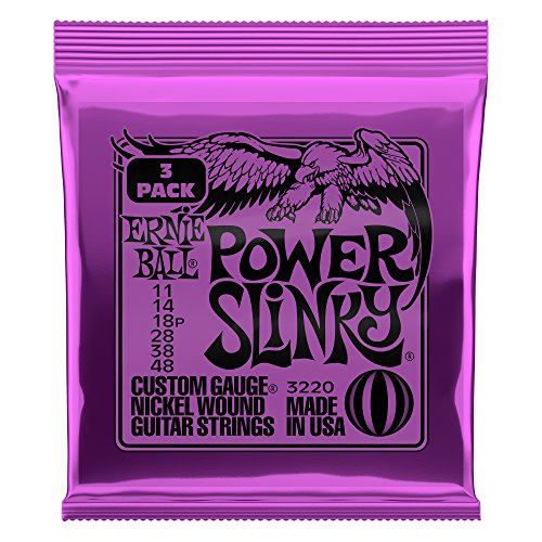 Product Cover Ernie Ball Power Slinky Nickel Wound Sets, .011 - .048 (3 Pack)