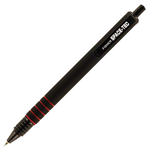 Product Cover Fisher Space Pen ST Space-Tec Pen with Black Ink, Medium Point, Black Rubber Coated