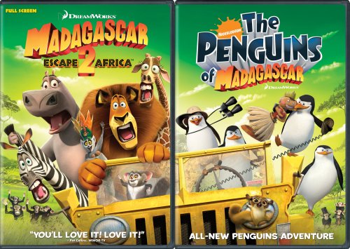 Product Cover Madagascar: Escape 2 Africa/Nick Penguins  (Double DVD Pack)  (Full Screen)