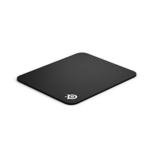 Product Cover SteelSeries QcK Gaming Surface - Medium Thick Cloth - Best Selling Mouse Pad of All Time - Peak Tracking and Stability - Black