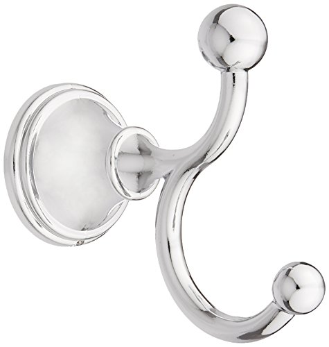 Product Cover Franklin Brass, Polished Chrome 125861 Crestfield, Bath Hardware Accessory, Double Robe Hook