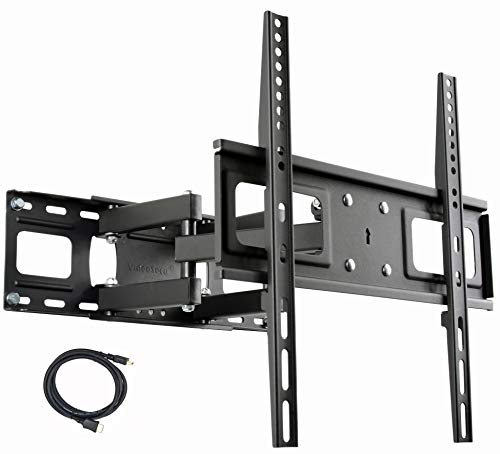 Product Cover VideoSecu MW340B2 TV Wall Mount Bracket for Most 27-65 Inch LED, LCD, OLED and Plasma Flat Screen TV, with Full Motion Tilt Swivel Articulating Dual Arms 14