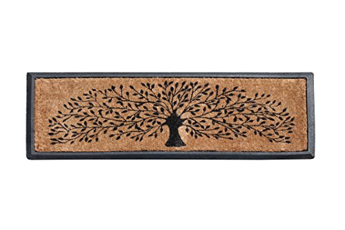 Product Cover First Impressions Hand-Crafted Rubber Coir Tree Double Door Mat