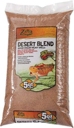 Product Cover Zilla Reptile Terrarium Bedding Substrate Desert Blend Walnut, 5-Qt.
