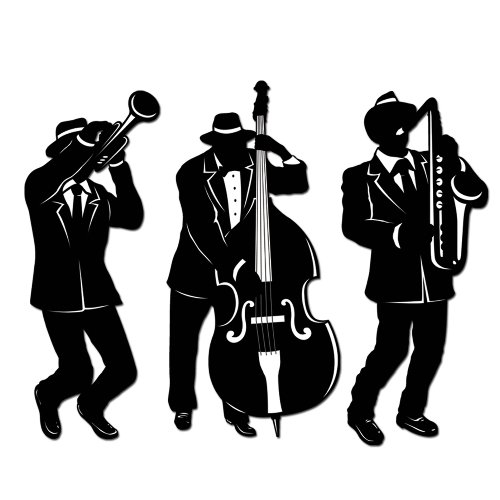 Product Cover Jazz Trio Silhouettes   (3/Pkg)