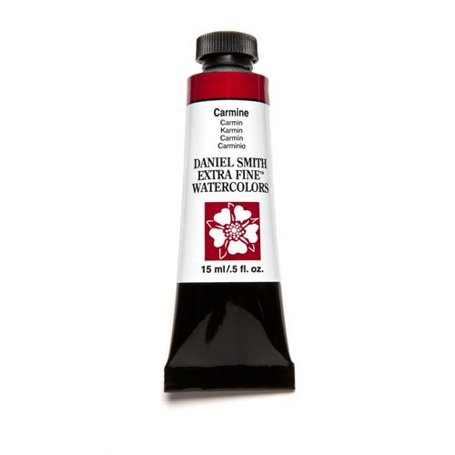 Product Cover DANIEL SMITH Extra Fine Watercolor 15ml Paint Tube, Carmine