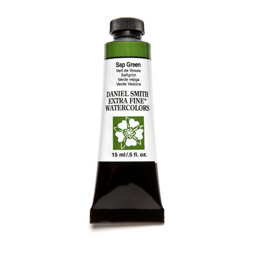 Product Cover DANIEL SMITH Extra Fine Watercolor 15ml Paint Tube, Sap Green