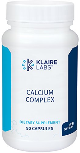 Product Cover Klaire Labs Calcium Complex - Certified BSE-Free Calcium Microcrystalline Hydroxyapatite & Citrate with Phosphorus (90 Capsules)
