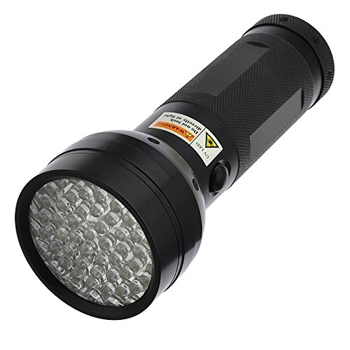 Product Cover LEDwholesalers 51-LED 395nm Ultra Violet Blacklight UV Flashlight 3xAA, 7202UV395