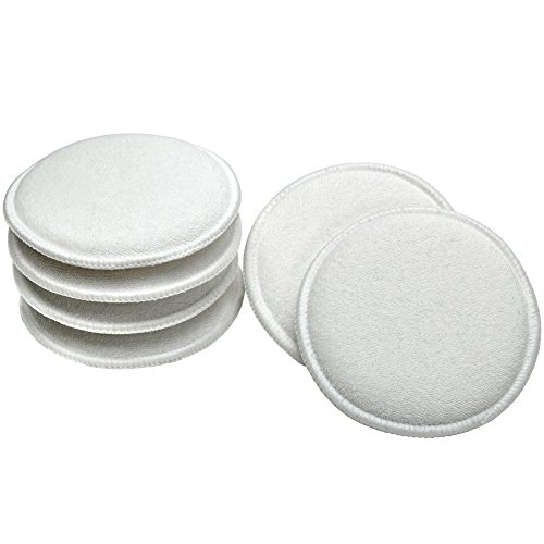 Product Cover VIKING 986017 Cotton Terry Wax Applicator Pads - 5 Inch Diameter, White, 6 Pack