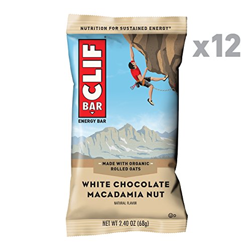 Product Cover CLIF BAR - Energy Bar - White Chocolate Macadamia Flavor - (2.4 Ounce Protein Bar, 12 Count)