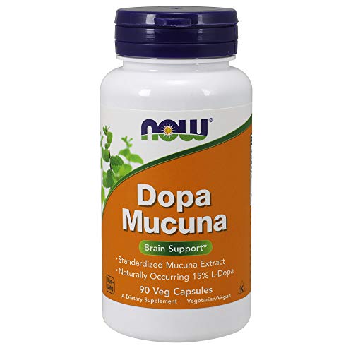Product Cover NOW Supplements, DOPA Mucuna, Standardized Mucuna Extract with Naturally Occurring 15% L-Dopa, 90 Veg Capsules
