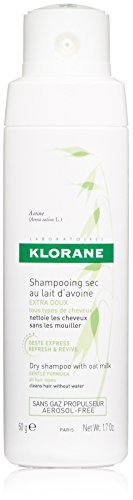 Product Cover Klorane Dry Shampoo Powder with Oat Milk , Non-Aerosol Formula, Eco-friendly Loose Powder, Paraben & Sulfate-Free, 1.7 oz.