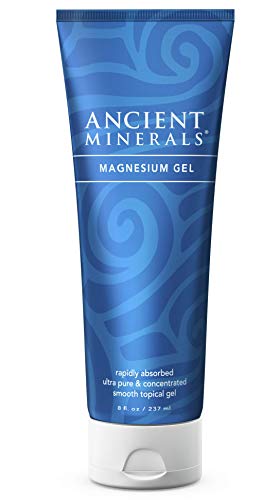 Product Cover Ancient Minerals Magnesium Gel - Hydrating Magnesium Chloride Cream with Certified Organic Aloe Vera Barbadensis Leaf Juice (8oz)