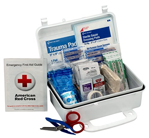 Product Cover First Aid Only 10 Person First Aid Kit, Weatherproof Plastic Case