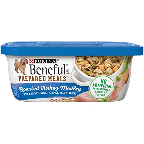 Product Cover Purina Beneful Gravy Wet Dog Food, Prepared Meals Roasted Turkey Medley - (8) 10 oz. Tubs