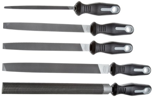Product Cover Nicholson 5 Piece Hand File Set with Ergonomic Handles, American Pattern, 6