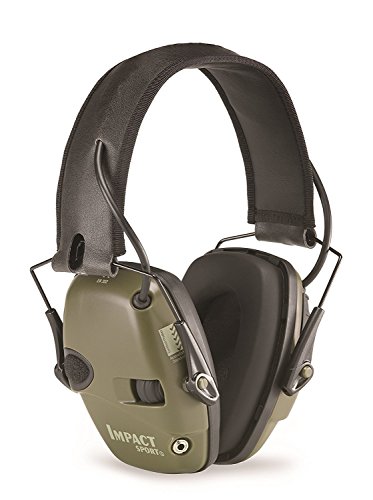 Product Cover Howard Leight by Honeywell Impact Sport Sound Amplification Electronic Shooting Earmuff, Classic Green (R-01526)
