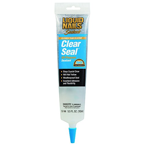 Product Cover Liquid Nails 022078345067 Sealant, 5.5 oz, Seal All-Purpose Sealant CS-144 - Stays Crystal, 5167193/EA, Clear