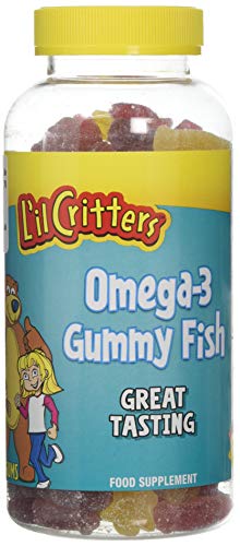 Product Cover Lil Critters Omega-3 Gummy Fish With Dha-180 Fish