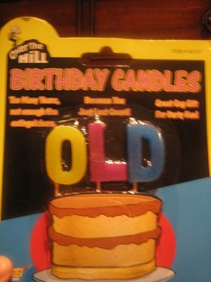 Product Cover OLD Over The Hill Birthday Candles