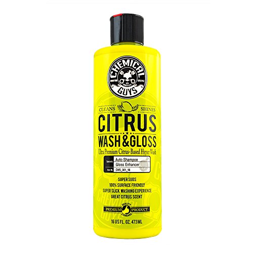 Product Cover Chemical Guys CWS_301_16 Citrus Wash and Gloss Concentrated Car Wash (16 oz)