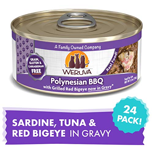 Product Cover Weruva Classic Cat Food, Polynesian Bbq With Grilled Red Bigeye In Aspic, 5.5Oz Can (Pack Of 24)