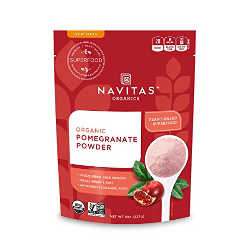 Product Cover Navitas Organics Pomegranate Powder, 8 oz. Bag - Organic, Non-GMO, Freeze-Dried, Gluten-Free