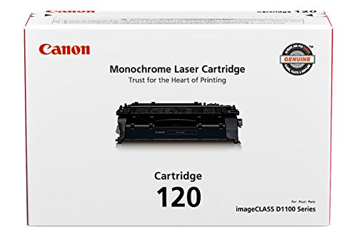 Product Cover Canon Genuine Toner, Cartridge 120 Black (2617B001), 1 Pack, for Canon imageCLASS D1120, D1150, D1170, D1180, D1320, D1350, D1370, D1520, D1550 Laser Printers