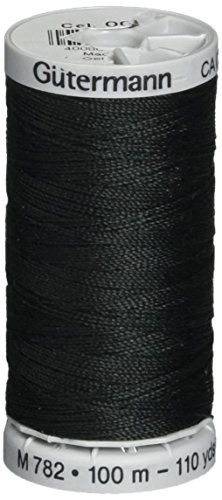 Product Cover Gutermann 27090038 Extra Strong Thread 110 Yards-Black