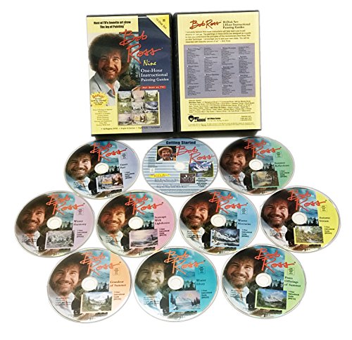 Product Cover Bob Ross: The Joy of Painting - Nine 1-Hour Instructional Guides 10 DVD Gift Set