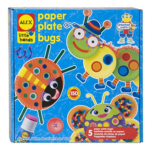 Product Cover Alex Little Hands Paper Plate Bugs Kids Toddler Art and Craft Activity