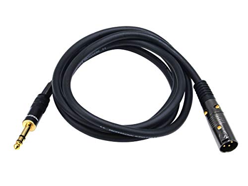 Product Cover Monoprice 6ft Premier Series XLR Male to 1/4inch TRS Male 16AWG Cable (Gold Plated)