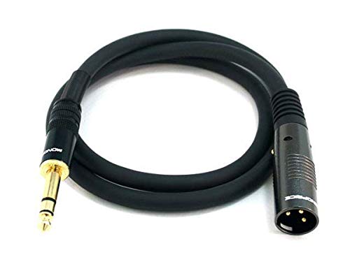 Product Cover Monoprice 104760 3-Feet Premier Series XLR Male to 1/4-Inch TRS Male 16AWG Cable