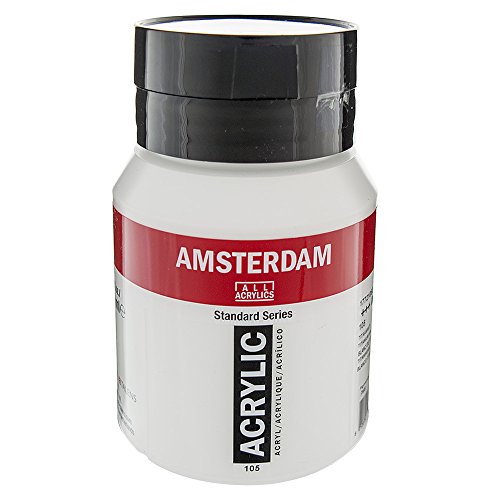 Product Cover Royal Talens Amsterdam Standard Series Acrylic Color, 500ml Tube, Titanium White (17091052)