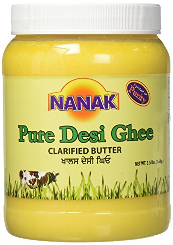Product Cover Nanak Pure Desi Ghee, Clarified Butter, 56-Ounce Jar