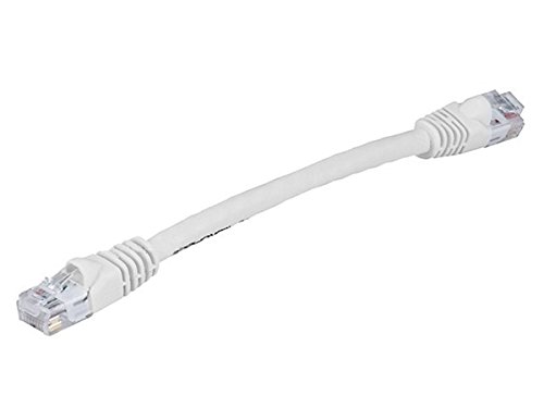 Product Cover Monoprice 0.5FT 24AWG Cat5e 350MHz UTP Ethernet Bare Copper Network Cable - White