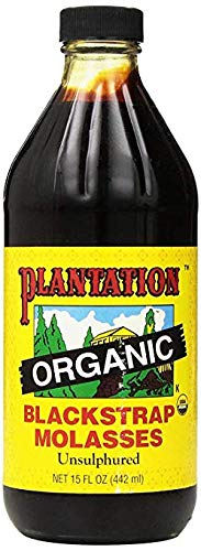 Product Cover Plantation Organic Blackstrap Molasses, 15 oz Bottle (Unsulphured)