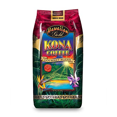 Product Cover Hawaiian Gold Kona Blend Coffee, 2 Pound (Pack of 1)