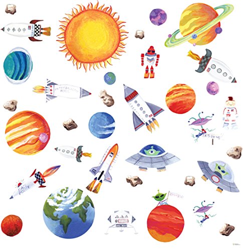 Product Cover RoomMates Outer Space Peel and Stick Wall Decals - RMK1316SCS