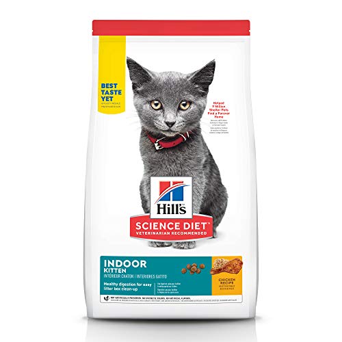 Product Cover Hill's Science Diet Dry Cat Food, Kitten, Indoor, Chicken Recipe, 3.5 lb Bag