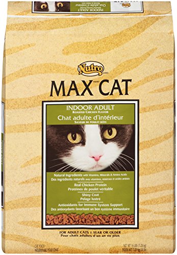 Product Cover Nutro Max Cat Indoor Adult Roasted Chicken Flavor Dry Cat Food (1)16 Pounds; Rich In Nutrients And Full Of Flavor; Supports Healthy Joints & Healthy Skin And Coat